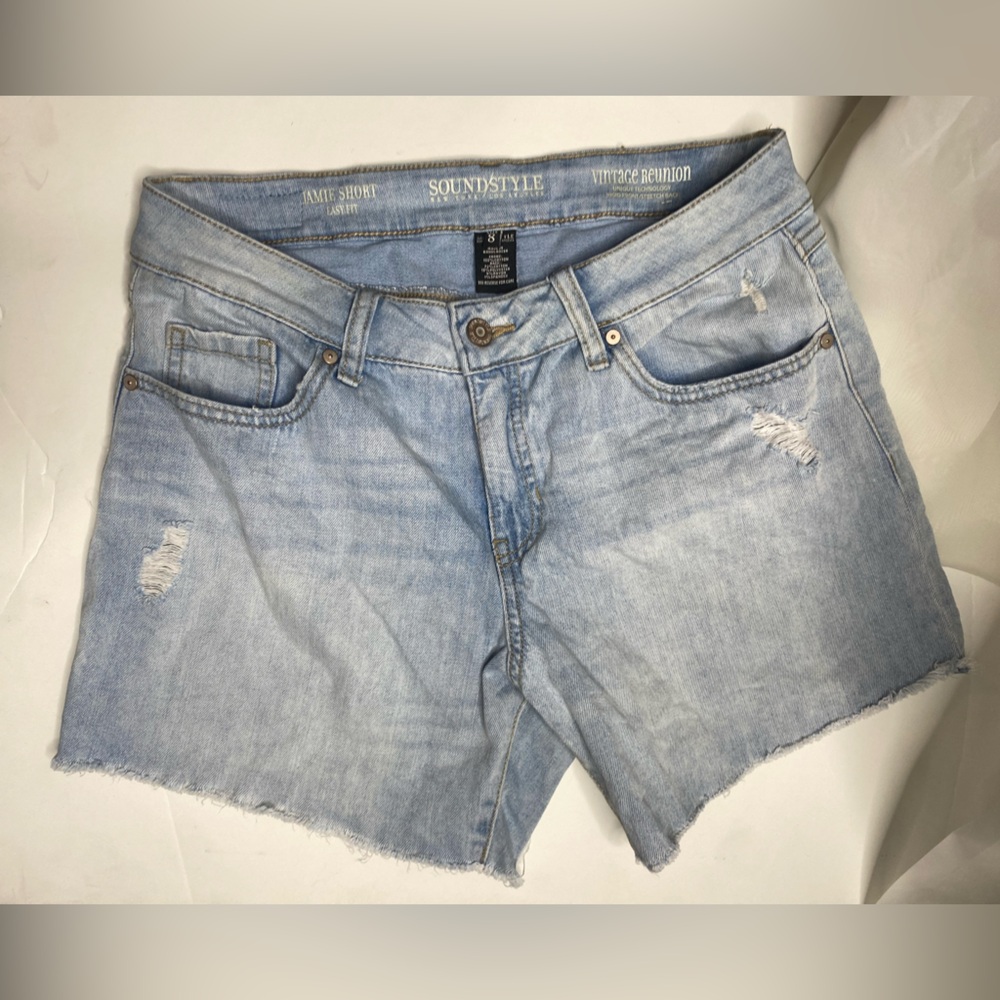 Sound/Style denim shorts Women 8 - Picture 3 of 6